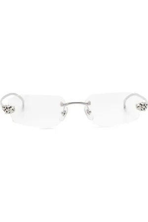 Cartier Panth??re de Cartier rectangle-frame glasses