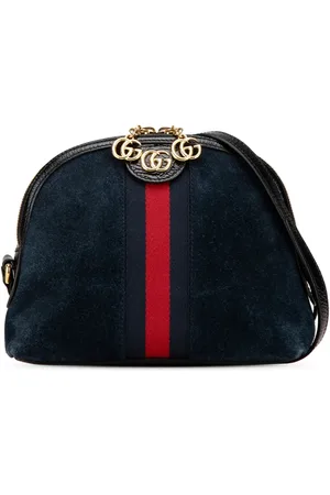 Gucci 2000-2015 Small Ophidia Suede Dome crossbody bag