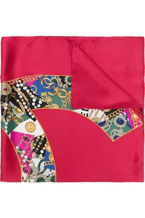 CHANEL CC jewel print scarf
