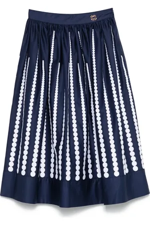 Elie saab Embroidered midi skirt