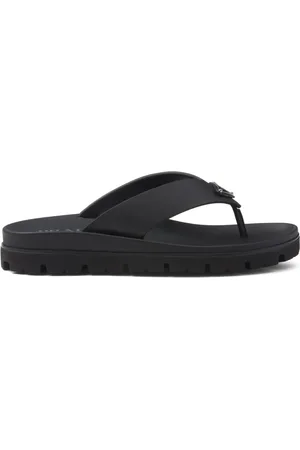Prada Logo flip flops