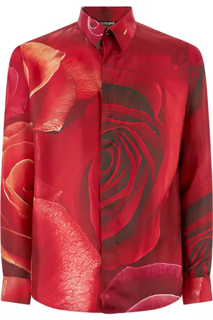 Roberto Cavalli Floral-print silk shirt