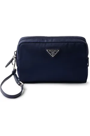 Prada Logo-plaque make up bag