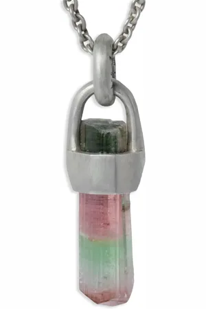 PARTS OF FOUR Sterling Talisman elbaite necklace