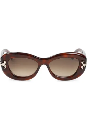 Puccini Tortoiseshell oversized sunglasses