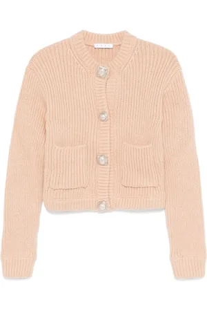 AREA Gemstone-button cardigan