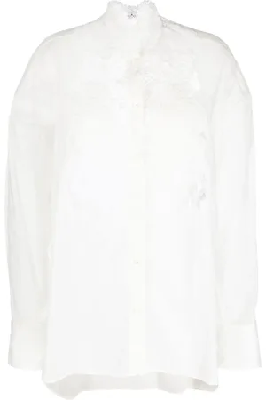 ERMANNO SCERVINO Corded-lace long-sleeve shirt