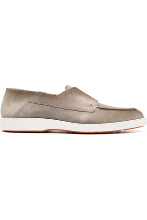 santoni Godric almond-toe loafers