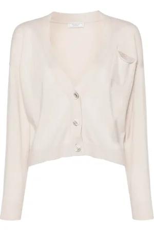 PESERICO SIGN Bead-embellished cardigan