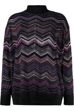 Missoni Zigzag-woven roll-neck jumper