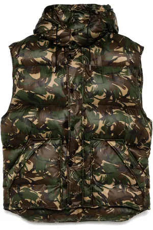 Céline 2021 camouflage puffer jacket