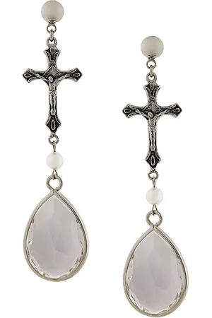 Givenchy Crucifix pendant earrings