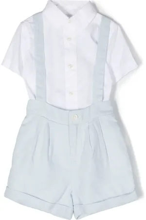 Ralph Lauren Linen-cotton short set