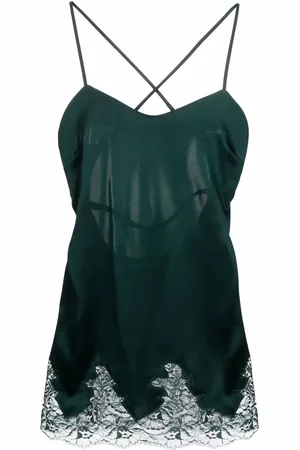 Fleur of England Ela lace-trim babydoll dress