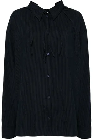 pushBUTTON Back tie oversized shirt