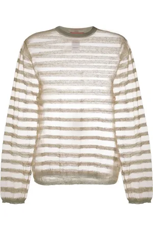 ECKHAUS LATTA Semi-sheer long-sleeved sweater