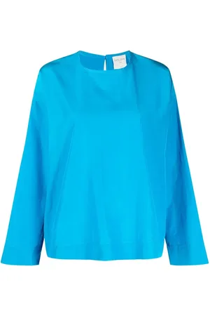 FORTE FORTE Boxy long-sleeve blouse