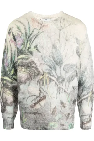 Etro Intarsia-knit wool sweatshirt