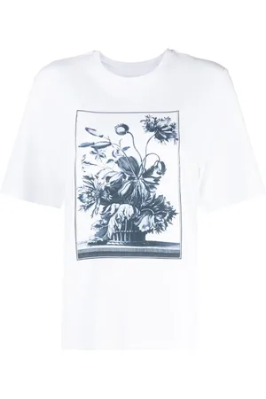 Erdem Graphic-print cotton T-shirt