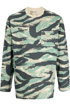 Maharishi Abstract-print long-sleeve T-shirt