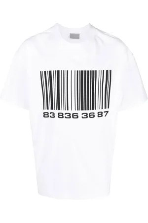 VTMNTS Barcode-print T-shirt