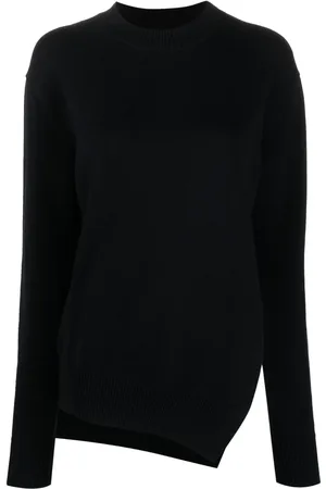 STUDIO NICHOLSON Shiso asymmetric-hem jumper