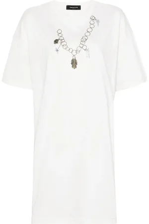 Fabiana Filippi Graphic-print T-shirt minidress