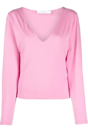 IRO Plunging V-neck cut-out T-shirt