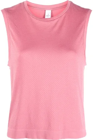 Varley Page piqu??-weave tank top