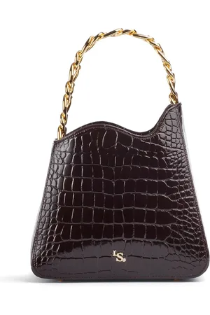 LE SILLA Ivy crocodile-effect tote bag