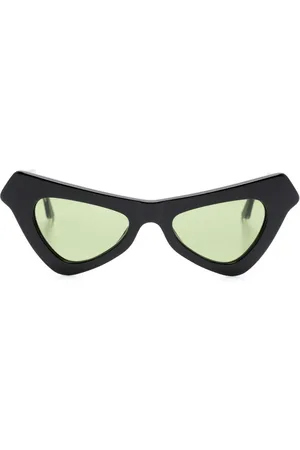 Marni Fairy Pool logo-engraved cat-eye sunglasses