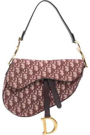 Dior 2018 Oblique Canvas Saddle Bag shoulder bag