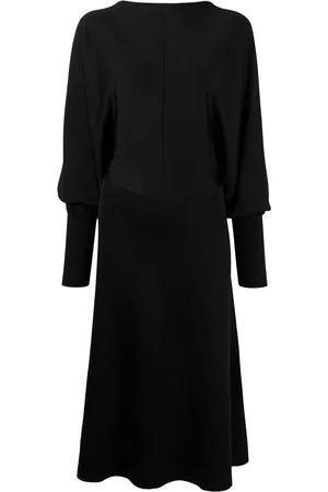 Victoria Beckham Puff-sleeve mid-length dress