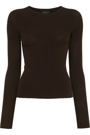 Roberto Collina Fine-ribbed top