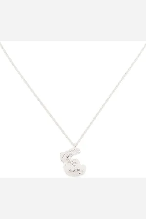 Lee E alphabet pendant necklace