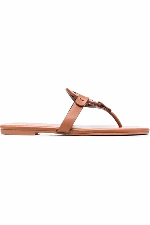Tory Burch Logo-patch detail sandals