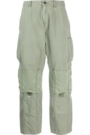 JOHN ELLIOTT Mid-rise straight-leg work trousers