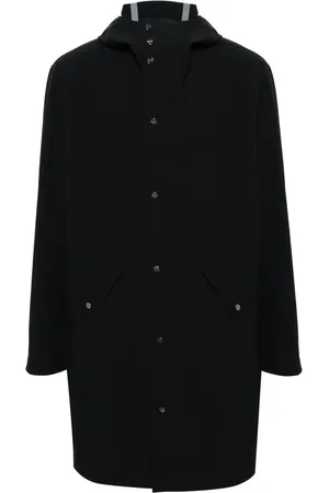 HERNO Crepe hooded coat