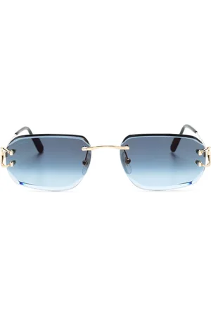 Cartier 0468S rectangle-frame sunglasses