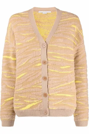 Stella McCartney Tiger-pattern knitted cardigan