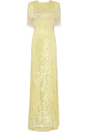 Jenny Packham Lyla sequin-embellished gown