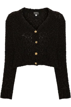 VERSACE 2000s boucl?? cardigan