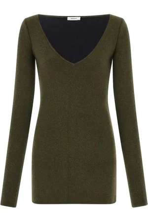 Salvatore Ferragamo Virgin wool-blend knitted dress