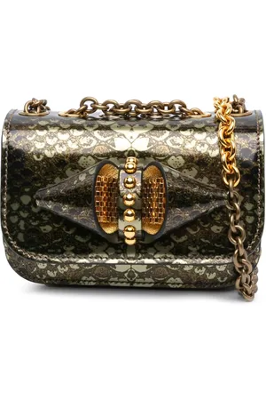 Christian Louboutin 2010-2024 Mini Printed Calfskin Sweet Charity crossbody bag