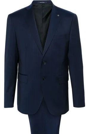 TAGLIATORE Single-breasted pinstripe suit