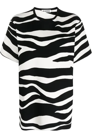 Jil Sander Zebra-print short-sleeve T-shirt