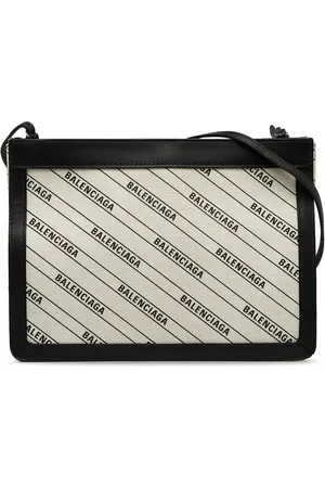 Balenciaga 2019 Pochette small all-over logo bag