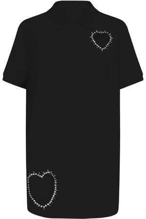 AREA Crystal-embellished cut-out minidress