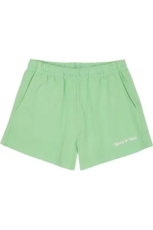 Sporty & Rich NY Tennis Club cotton shorts
