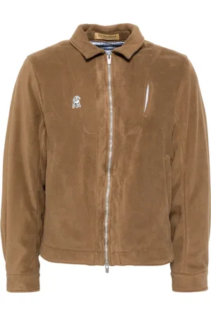 UNDERCOVER Embroidered logo fleece jacket